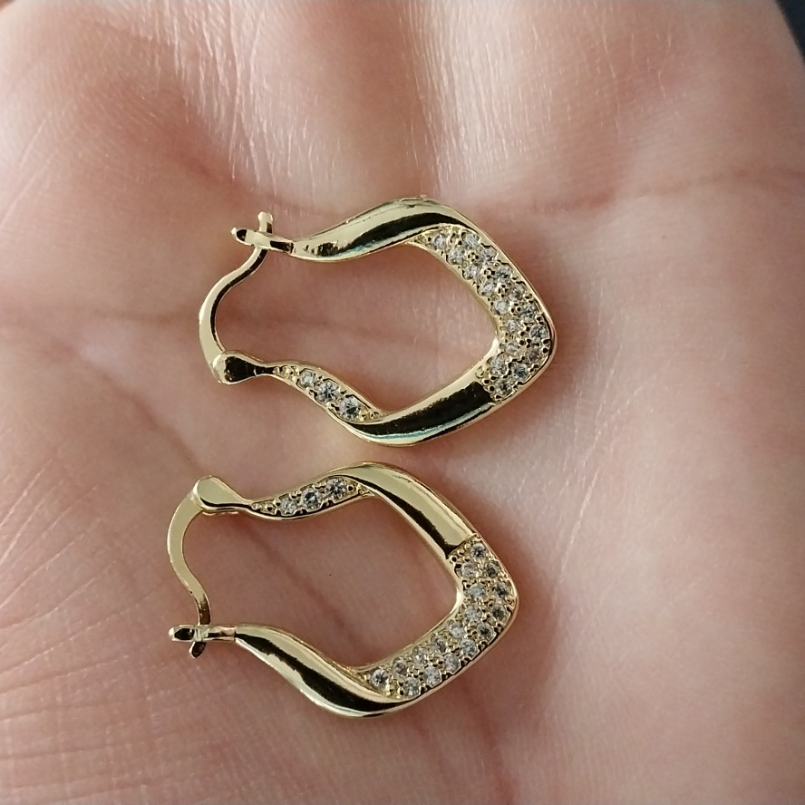 18k Gold Plated Birthstone Earrings